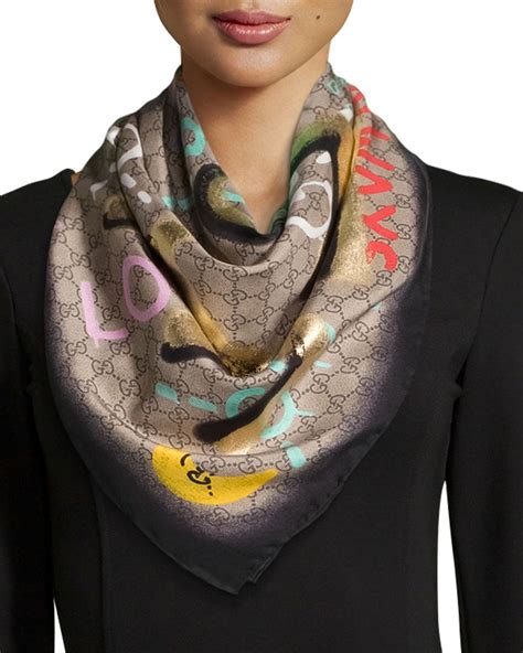 gucci silk scarves|authentic gucci silk scarf.